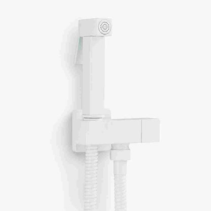 Douchette WC murale à main - Équipement sanitaire premium — Blanc