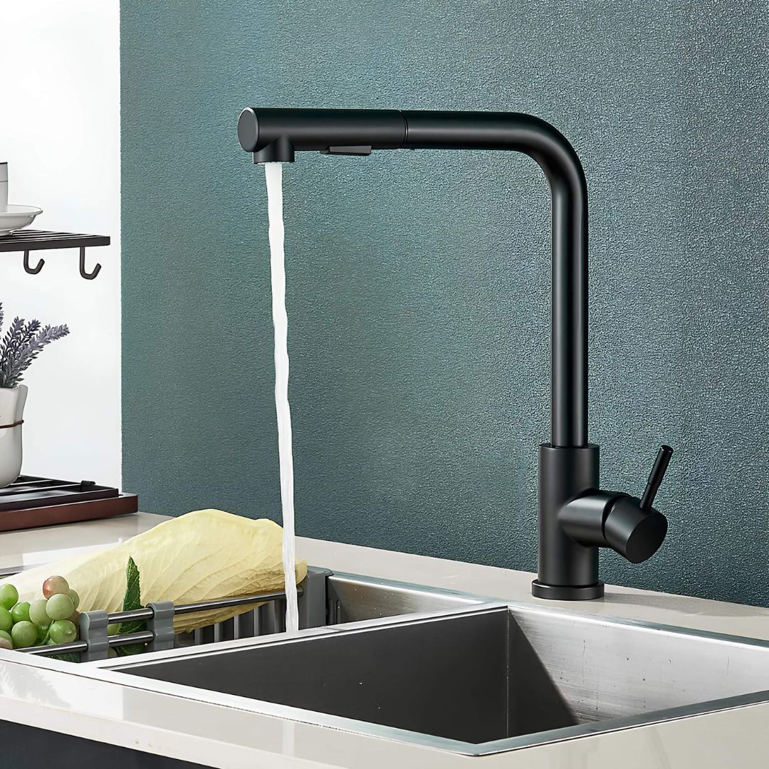 Robinet cuisine douchette extractible design