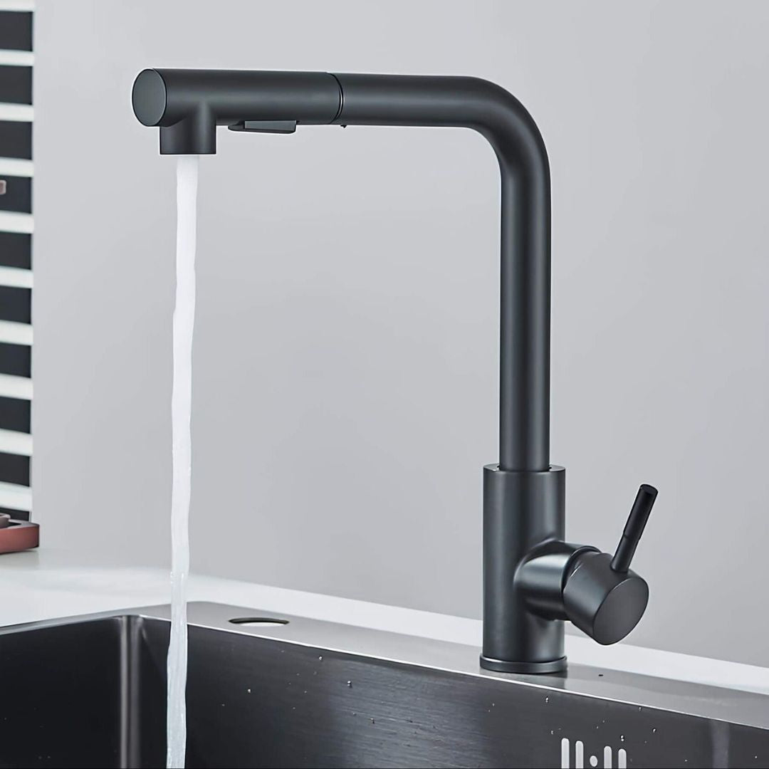 Robinet cuisine douchette extractible design