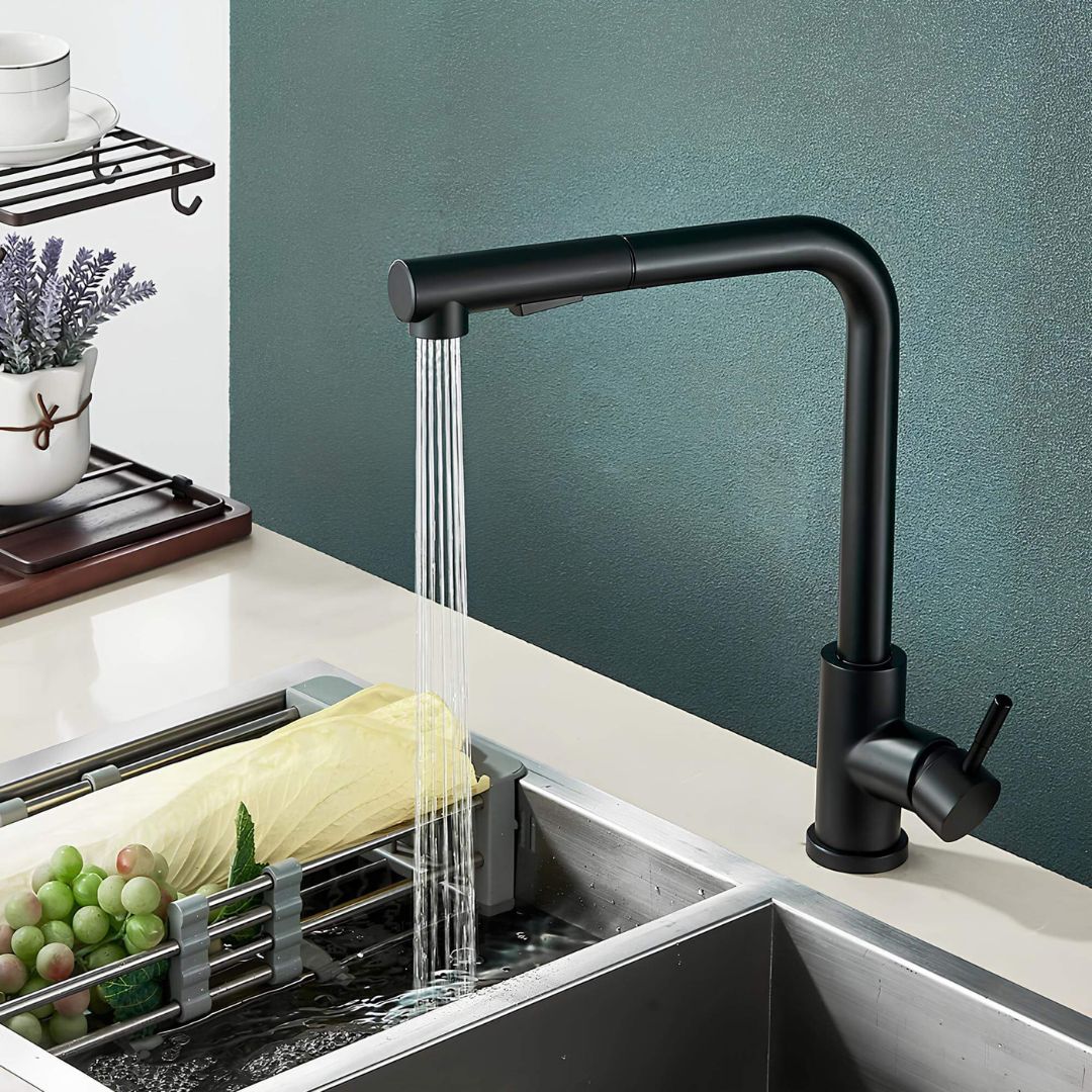 Robinet cuisine douchette extractible design