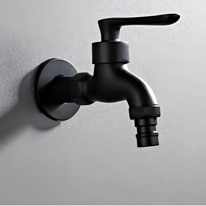 Robinet mural extérieur noir eau froide
