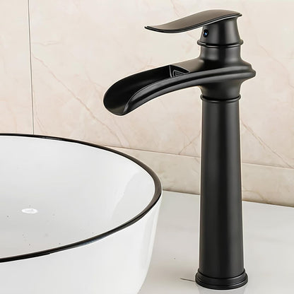 Robinet vasque salle de bain cascade haut
